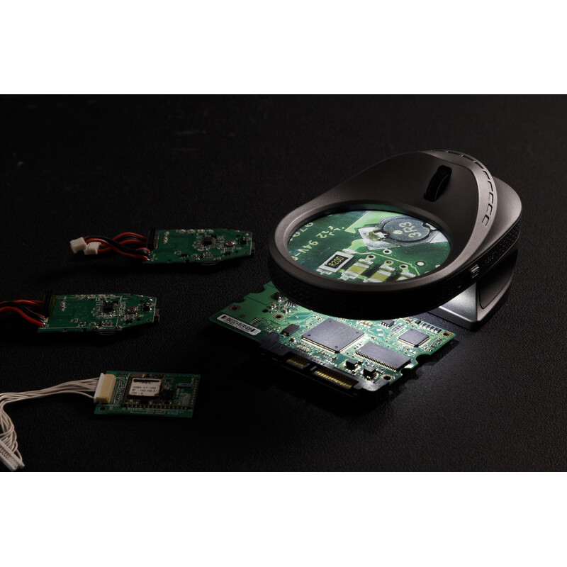 FPS Micro Mouse elektronische Lupe – 5x bis 10x Zoom, Kamera, UV-Licht & 2,8" Display, inkl SD Karte