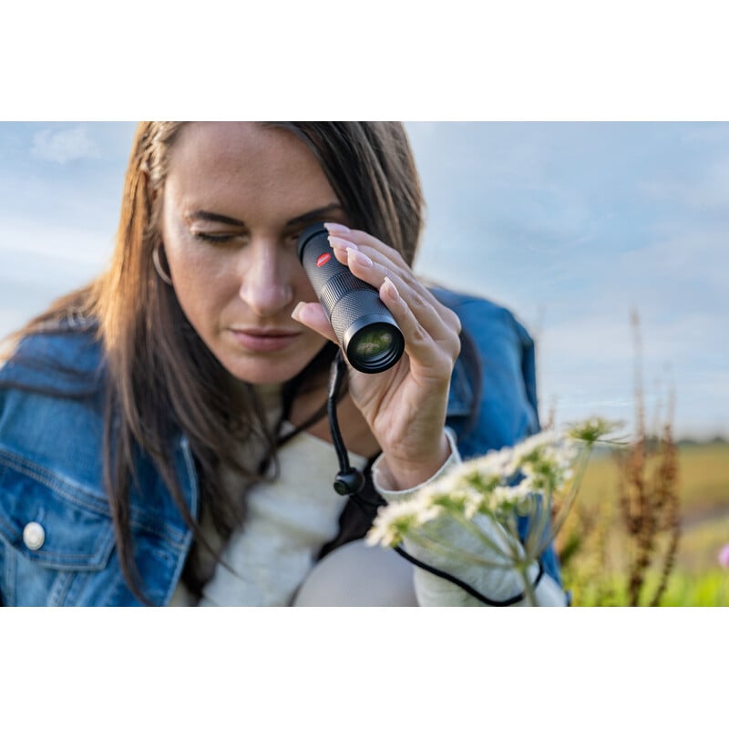 Leica Monokular Monovid 8x25 schwarz beledert