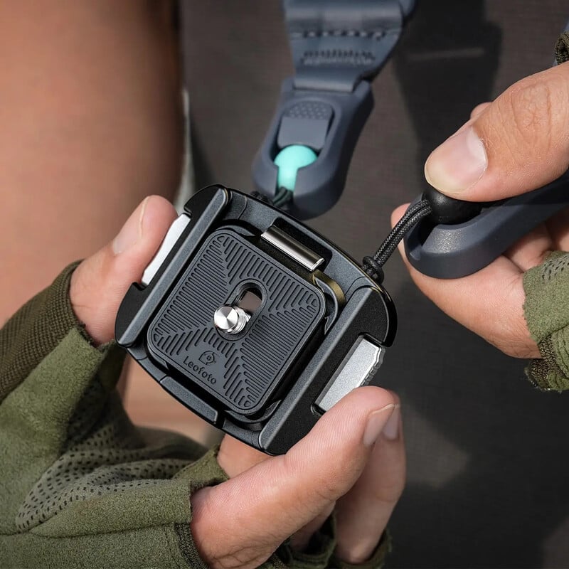 Leofoto Schnellkupplung QF-01+QP-38 black