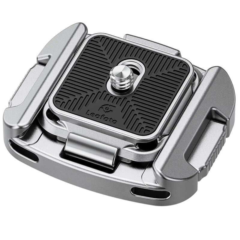 Leofoto Schnellkupplung QF-01+QP-38 silber