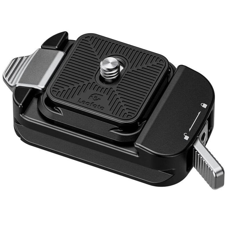 Leofoto Schnellkupplung QF-02+QP-38 black