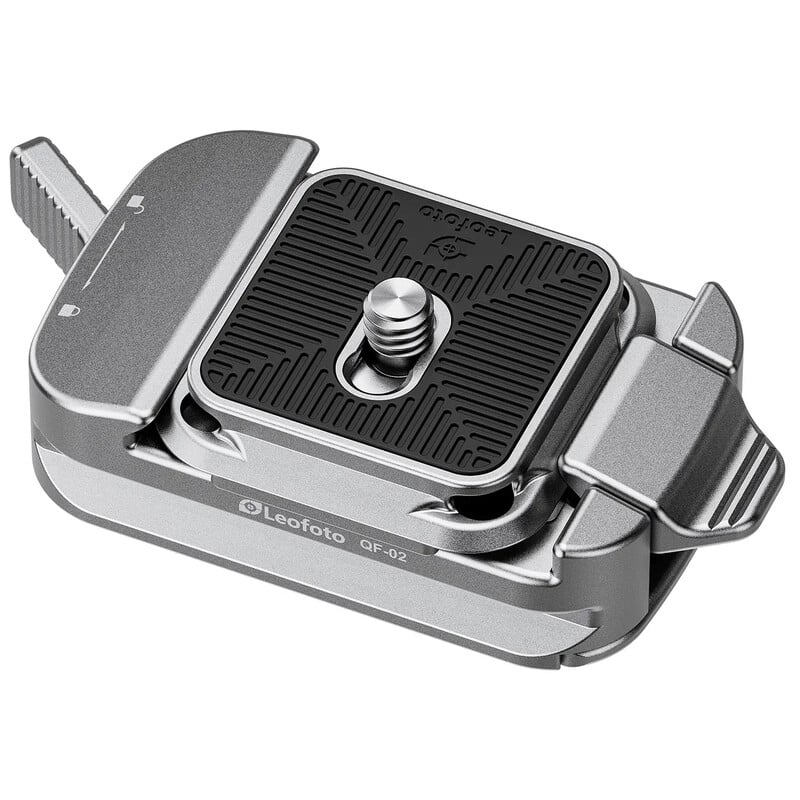 Leofoto Schnellkupplung QF-02+QP-38 silver