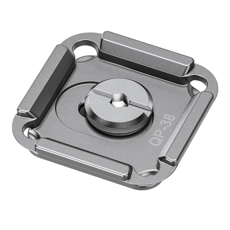 Leofoto Schnellwechselplatte QP-38 silver