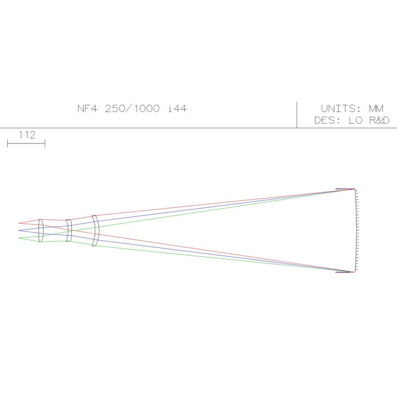 LOic Teleskop N 250/1000 NF4 i44 E