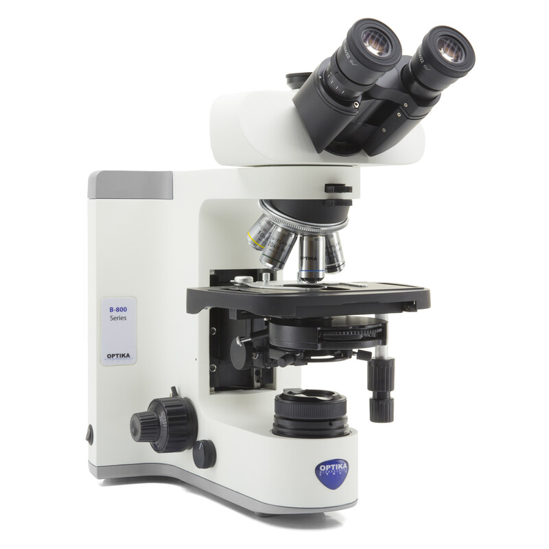 Optika Mikroskop B-810DK, trino, HF, DF, infinity, plan, 40-1000x, LED