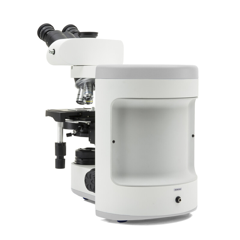 Optika Mikroskop B-810LD4-SA, trino, HF, FL, infinity, plan F, 40-1000x, LED, blauer & grüner LED Filterwürfel