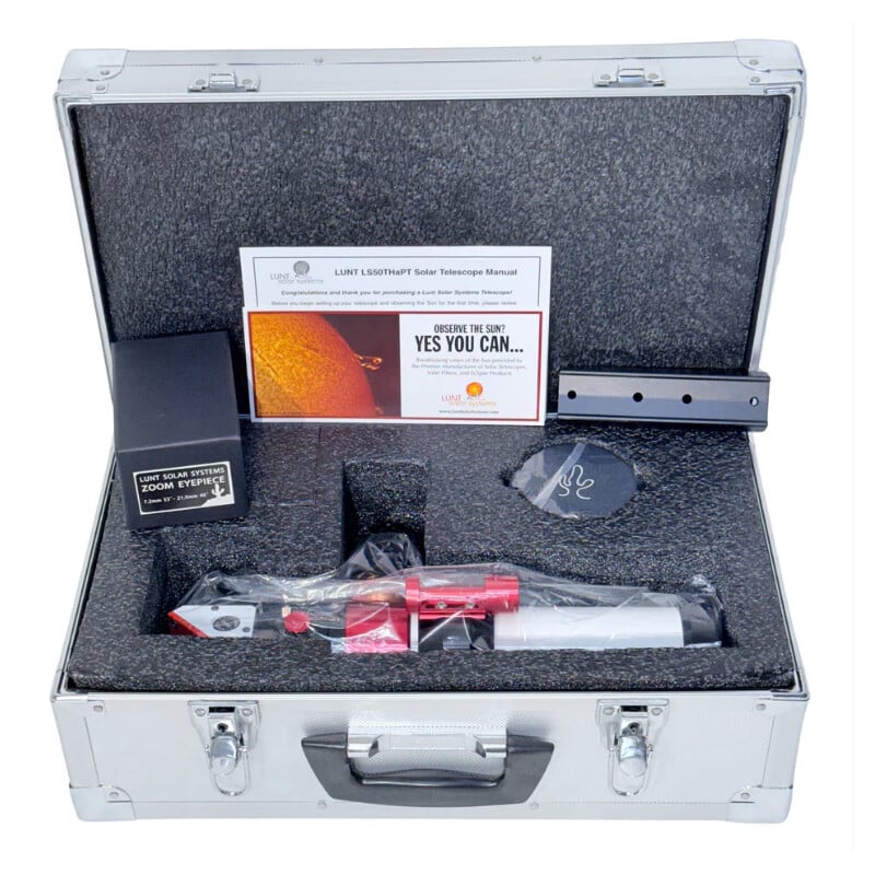 Lunt Solar Systems Sonnenteleskop ST 50/350 LS50C Ha / B600 PT DS Premium PLUS Kit