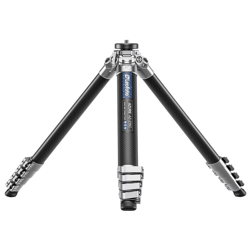 Leofoto Carbon-Dreibeinstativ AZ-235C+MBH-30 Azure Half Silver