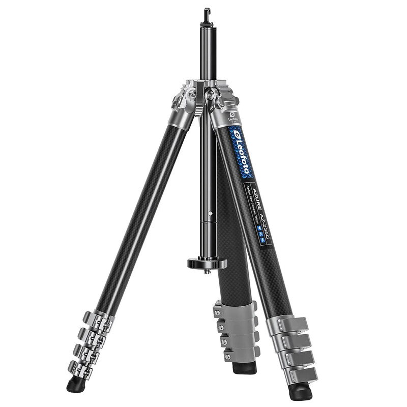 Leofoto Carbon-Dreibeinstativ AZ-235C+LH-30R Azure Half Silver