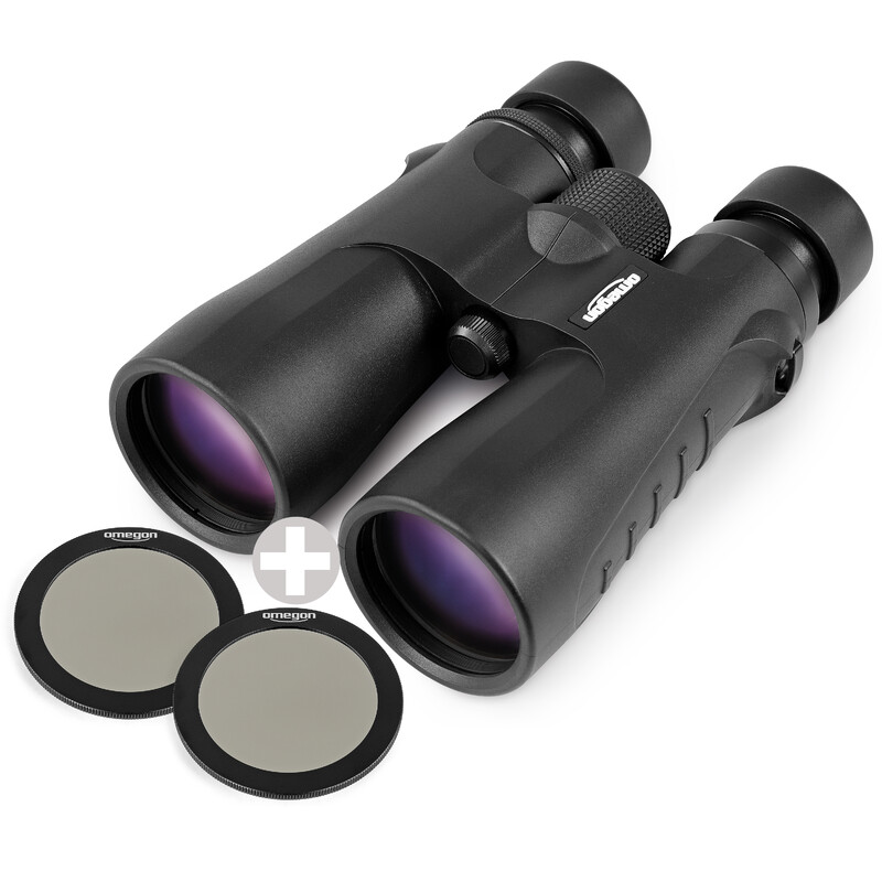 Omegon Sonnenfernglas Blackstar 2.0 10x50 + 2 Sonnenfilter