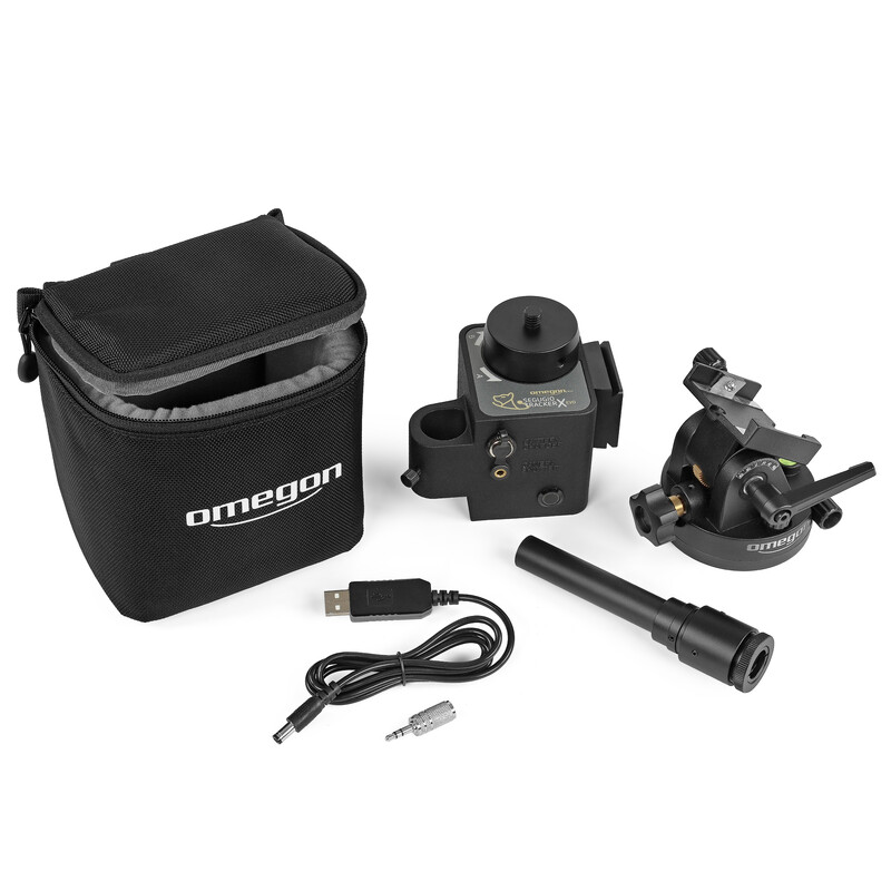 Omegon Montierung Segugio Tracker Set mit Polhöhenwiege und Polsucher