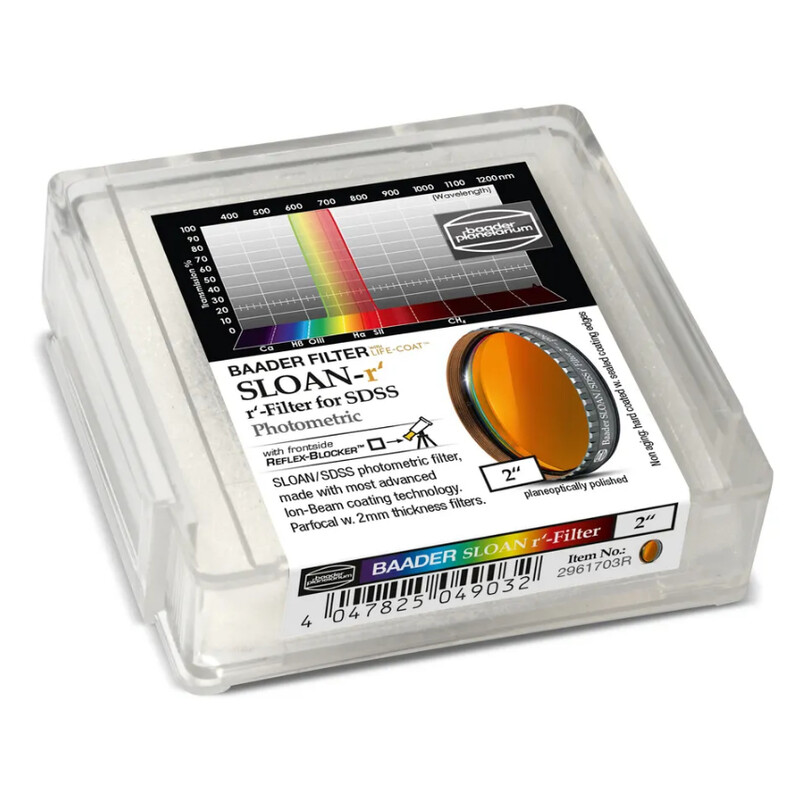 Baader Filter SLOAN/SDSS r' Photometric 2"