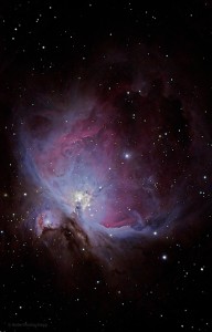 M42 mit Omegon 150/1000 Triplet Apo auf Taurus GM 60 Montierung